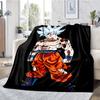 Dragon Ball Theme Printed Blanket - Perfect for Couch, Bed, Travel & Outdoor Use | Machine Washable, Cozy & Durable.
