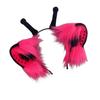 Furry Faux Furs Cats Ears Headbands Foxes Tail Animal Cosplay Costume Plush Alien Creature Costume Accessory for Roleplay Looks, Cosplay Gatherings,