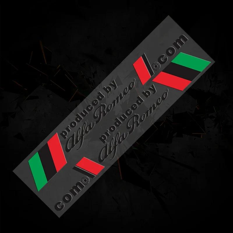 Car Door Window Laser Reflective Stickers for Alfa Romeo 159 156 147 166 Giulia Giulietta Stelvio Mito Gt Brera Spider Spontivd