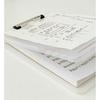 2pcs student specific board clip storage folder,Multi functional folder, writing pad, test paper storage box,
