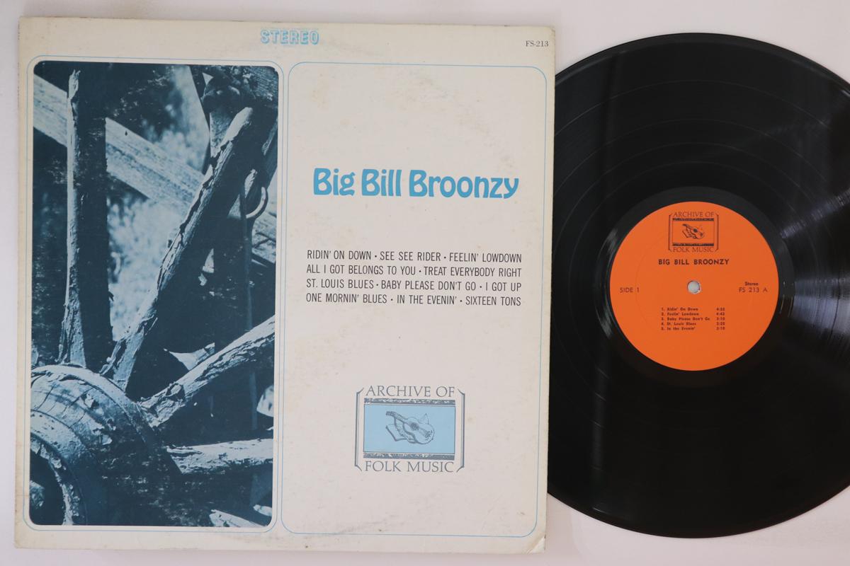 

LP Record BIG BILL BROONZY Big Bill Broonzy FS213 ARCHIVE OF FOL US Blues Used