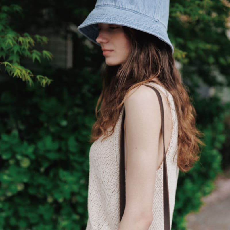 

THE RYE Denim Bucket Hat Blue