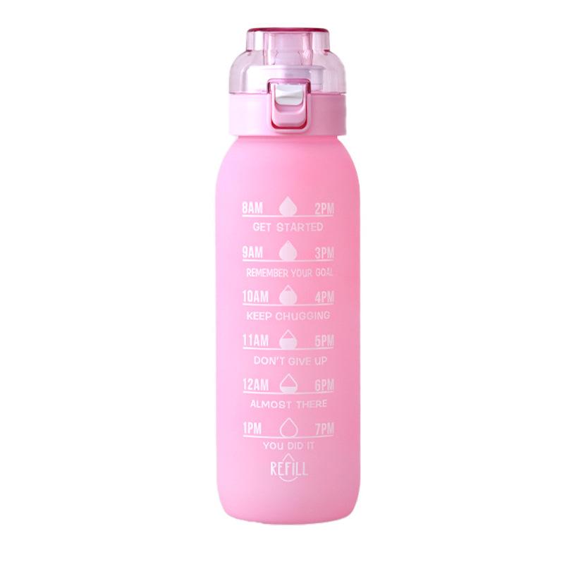 Fruit-Flavored Zero Calorie Water Bottle with Pop-Up Lid and Aroma Ring