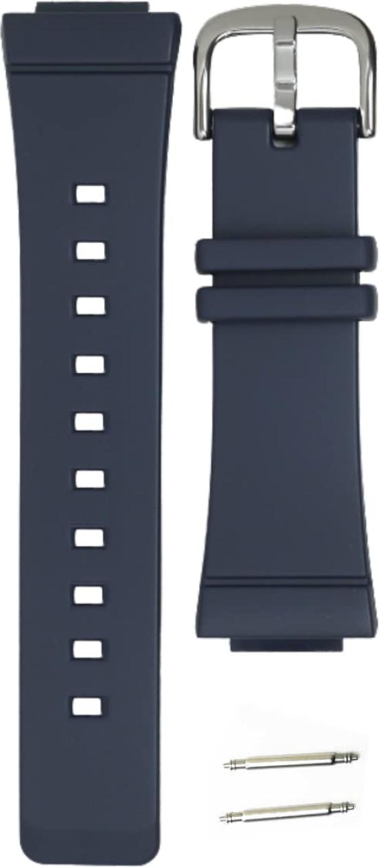 [Casio] Navy blue band (strap) for BGA-2510 + spring bars included