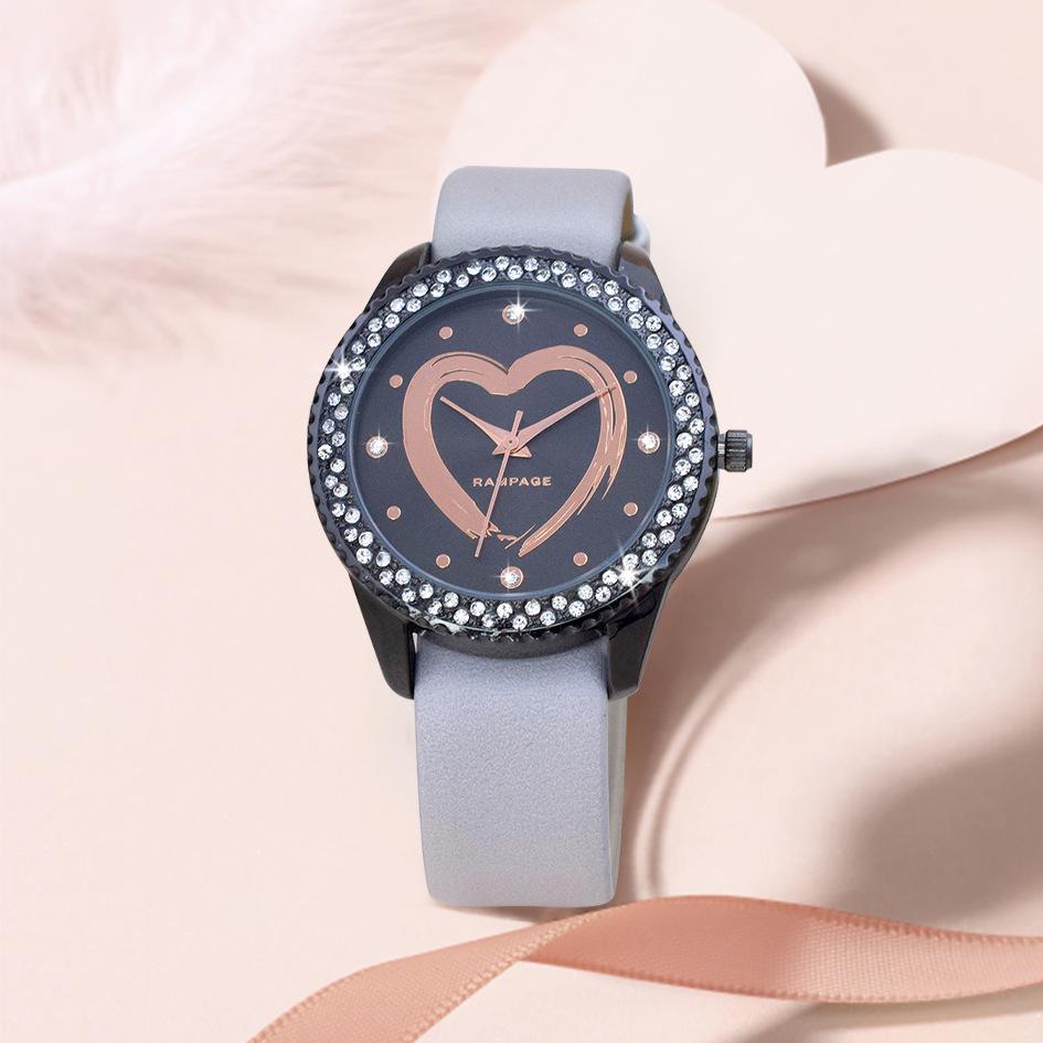 

Exclusive Diamond-Set Quartz Student Watch: Stylish and Elegant Design