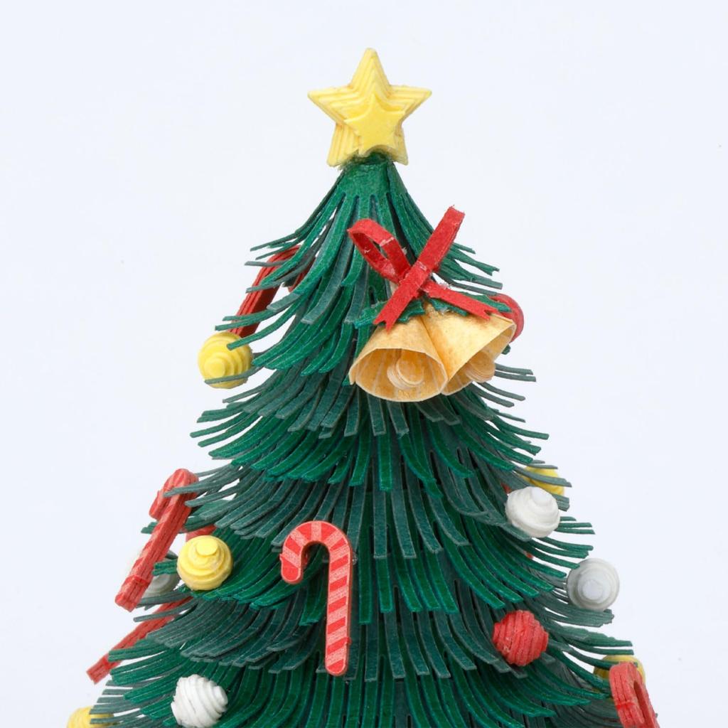 Kawada Paper Nano 360 Christmas Tree x 12 x 17 Ages 12 and Paper Craft Miniature Interior PS-17, 0.7 cm, Up, Kit, Kit, Decoration, PS-17