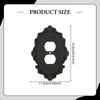 Cover Retro Installation Outlet Wall Plate for Farmhouse Bedroom Decor