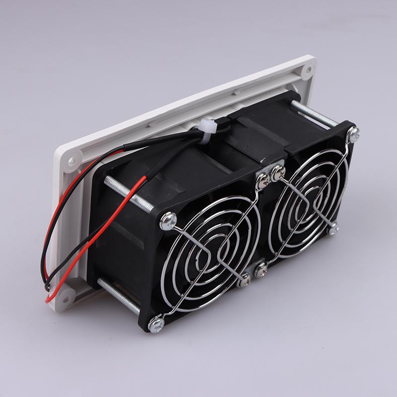 Quick Oil Suction and Exhaust, 12V Caravan Motorhome Kitchen Vent Accessory, Black or White Hood