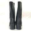 USED/REGAL Side-Zip Long Leather Boots [22.5/Black] Gripped Sole Japan