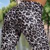 Women High Waist Yoga Pants Leopard Print Leggings Workout Fitness Activewear