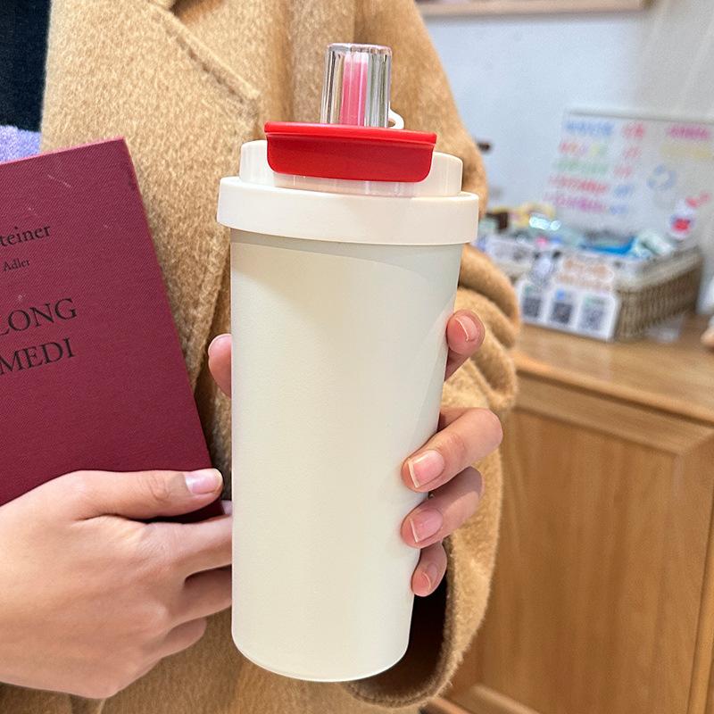 Water bottle111 stainless steel thermos cup for men and women high value cold coffee cup travel portable tea separation cup