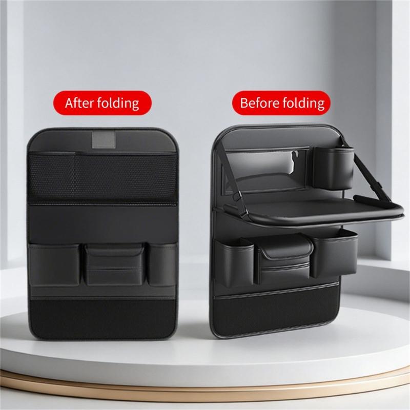 Automotive Back Pockets Multifunctional Backseat Storage Pocket Car Seat Back Organizer Multiple Compartment Storage Bag