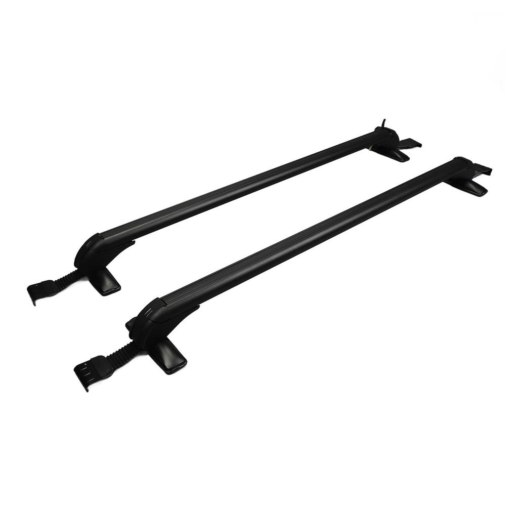 Car Roof Cargo Carrier Aluminum Alloy Luggage Rack with Locking Fits Small Cars Up To Expandable To Widths of for and Bikes Rack, Mechanism, 110cm,