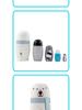 5-Layer Wooden Russian Nesting Dolls: White Big Bear Design for Children's Home Decor and Gifts