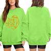 Unisex Lightweight Long Sleeve Neck Sweatshirt with Fashion Print for Everyday Wear