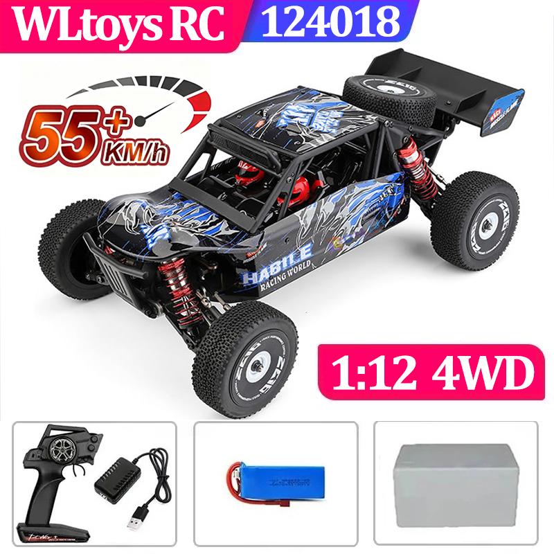 75 KM/H WLtoys 124016 124017 60 KM/H 144001 Rc Electric 4wd Battery High Speed Atv Remote Control Drift Rc Cars for Adults Toys