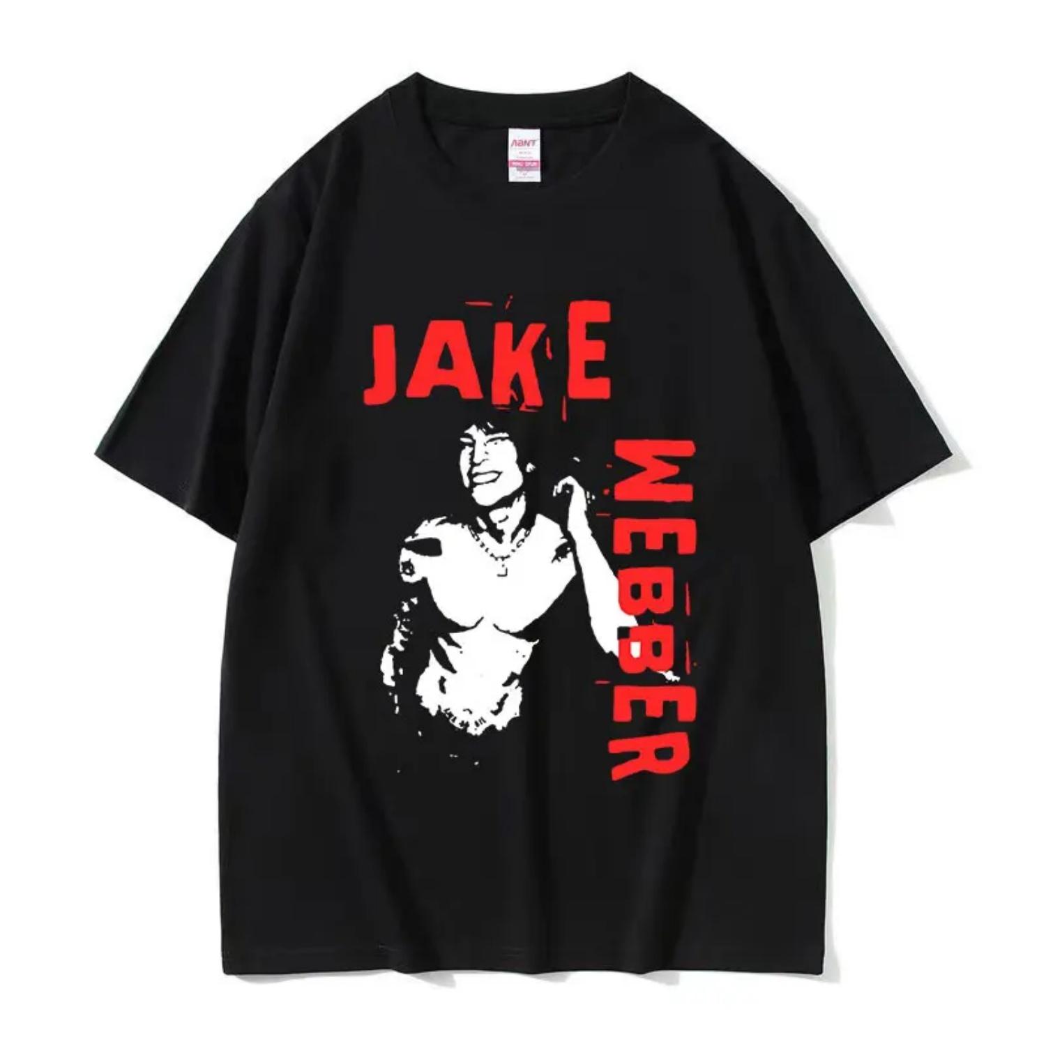

Jake Webber Johnnie Guilbert T Shirt Unisex Vintage Gothic Clothing T-shirts Man s Fashion Oversized Cotton Short Sleeve T-shirt S