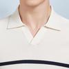 Antonio Herren Kurzarm-Strick-T-Shirt aus Seidenmischung