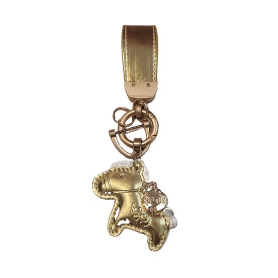 Car Keychain Year of Horse Charm Decorative Key Chain Backpacks Handbags Cell Phones Wallets Accessory