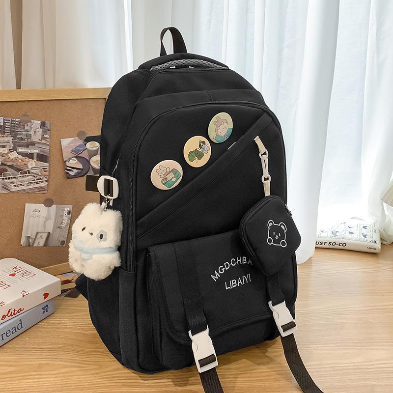 Children's Schoolbags Elementary School Girls Junior High School Students High School Students Color Block Boys Backpack
