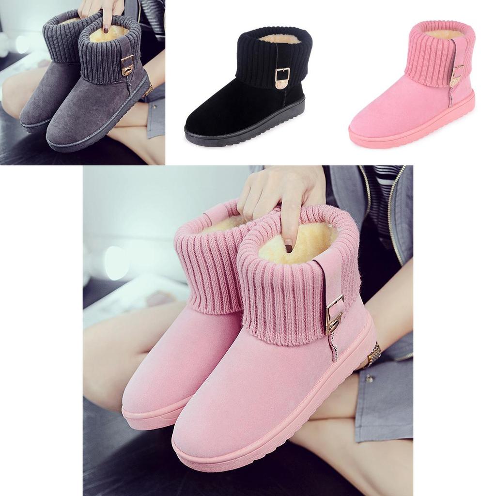 Elegant Winter Warm Snow Boots For Women And Girls With Cozy Mini Bailey Bow Design