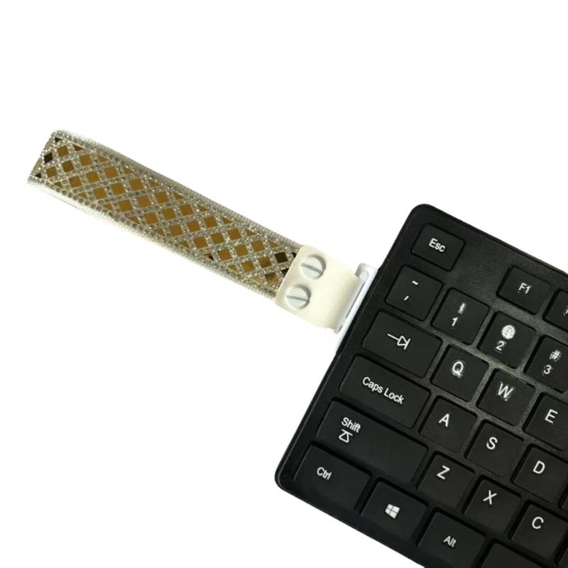 Keyboards Straps Streamers Decorative Straps Rhinestones Nylons Straps for 60 ATK68 Gaming Mechanical Keyboards
