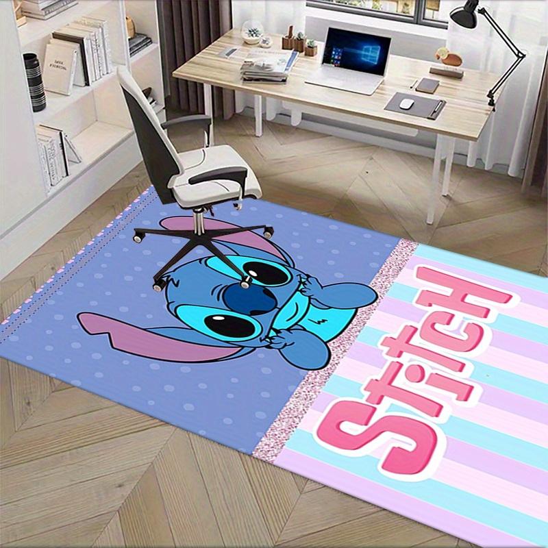 Office Rug Stitch, Cute theme 3D Printed Anti-Slip Rug-Machine Washable for Living Room