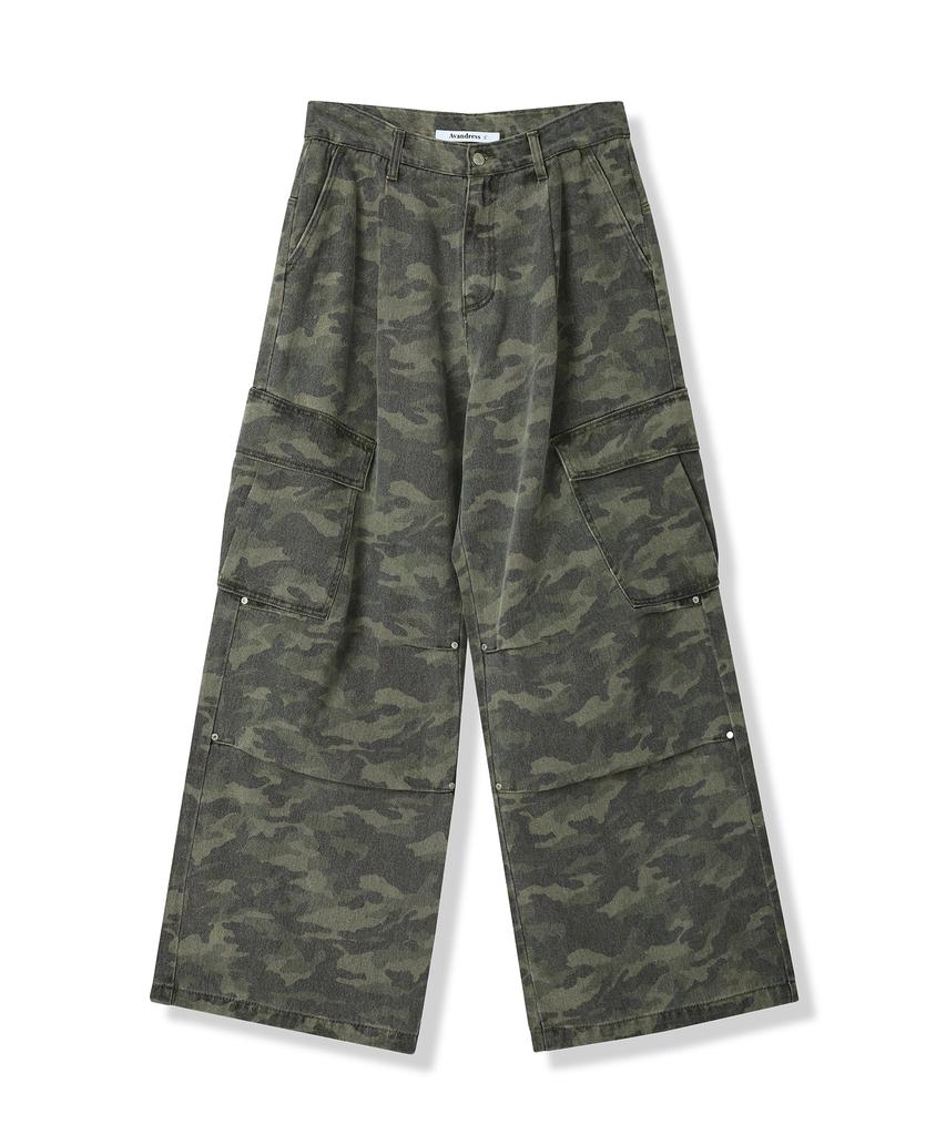 Urban Dress Side Big Cargo Pants Cotton Black (B Type)