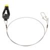 Line Release Clips with 17.5inch Leader U Type Snap Streamlined Design Power Grip Line Release Clip for Boat Trolling Fishing