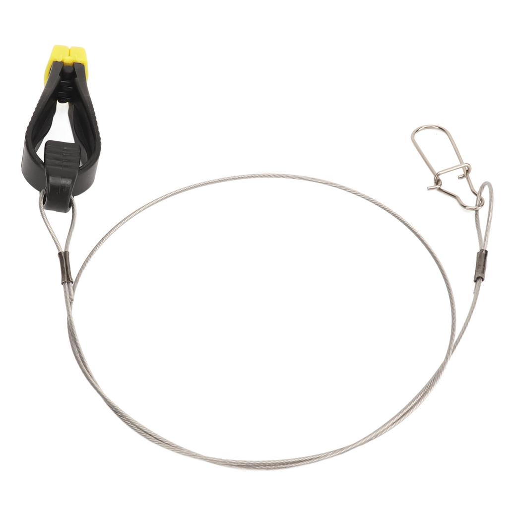 Line Release Clips with 17.5inch Leader U Type Snap Streamlined Design Power Grip Line Release Clip for Boat Trolling Fishing