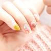 Warm-Tone Nail Stickers 24pcs | Self-Adhesive Strips, Caramel&Plaid Mix, Quick 5-Min Manicure