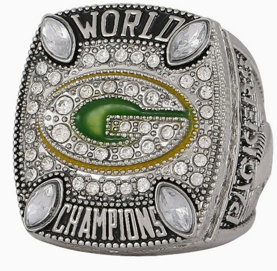Чемпионское кольцо НФЛ Green Bay Packers 2010 - Горячая Распродажа Коллекционный Предмет Size 11