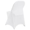 White Stretch Spandex Chair Covers - 30 PCS, Folding Kitchen Chairs Cover, Universal Washable Slipcovers Protector, Removable Chair Seat Covers, for