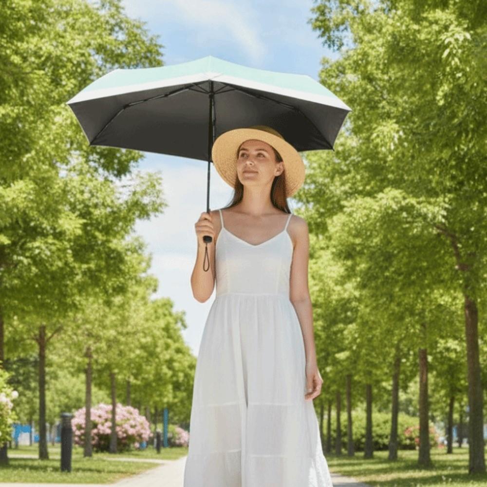 Carbon Fiber Ultra-light Folding Sun Umbrella Sun and Rain Both Use Pocket Pencil Umbrella Outdoor