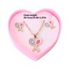 Stylish Scissor Shape Jewelry Set Including Earrings and Necklace Alloy Accessories for Parties and Daily Wear