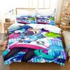 3D Anime Uma Musume Pretty Derby Twin Turbo Bedding Set Printed With Pillowcase Duvet Cover Soft Single Double Queen King Size