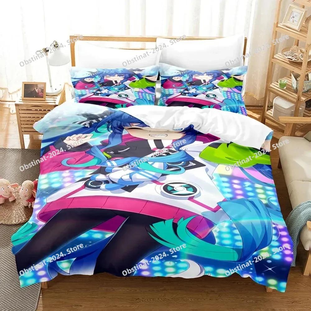 3D Anime Uma Musume Pretty Derby Twin Turbo Bedding Set Printed With Pillowcase Duvet Cover Soft Single Double Queen King Size