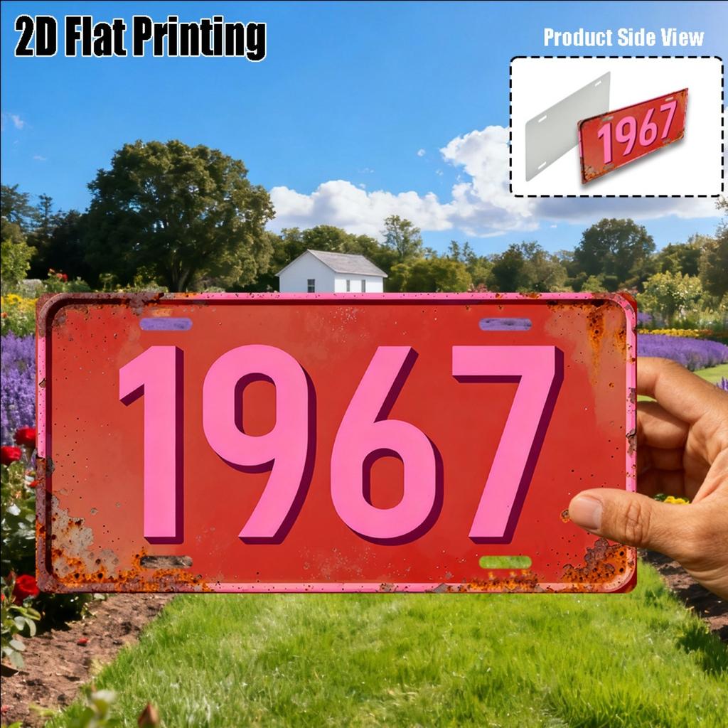 Vintage Tin Sign Retro Metal Plaque Wall Art Home Decor