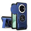 KEYSION Magnetic Phone Case for TECNO Spark 30C 4G Slide Camera Protection Upright Kickstand Shockproof Back Cover for Spark 30C