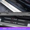 For Hongqi H5 H6 H9 E-QM5 HS3 HS5 HS6 HS7 E-HS3 E-HS9 LS5 Car Threshold Strip Carbon Fiber Film Door Sill Stickers Accessories