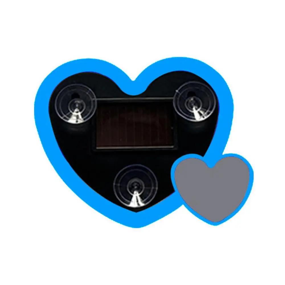 Solar Powered Heart Shaped Neon Light Car Atmosphere With Modes Car Light Decoration 4 Accessory Lamp Ambient E8e7