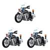Patrol Car Inertial Motorcycle Police Car Model Toy With Sound And Light For Kids