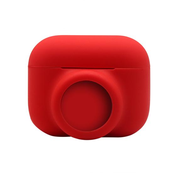 Tracker Protector Multifunctional Simple Design Silicone 2-in-1 Earphones Protective Sleeve for Airpods for Airtag