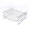 430 Stainless Steel Air Fryer Double Layer Rack - Steaming, Grilling & Toasting
