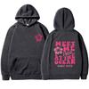 Mens Hooded Sweatshirt Casual Loose Fit Cotton Pullover With Ribbed Cuffs Hem Sport Leisure