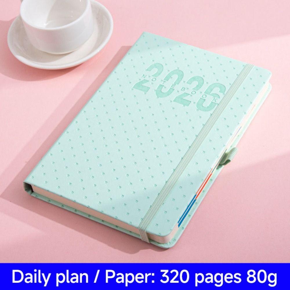 A5 Agenda Book To Do List Planner Notebook Portable Calendar Book  Office Supplies