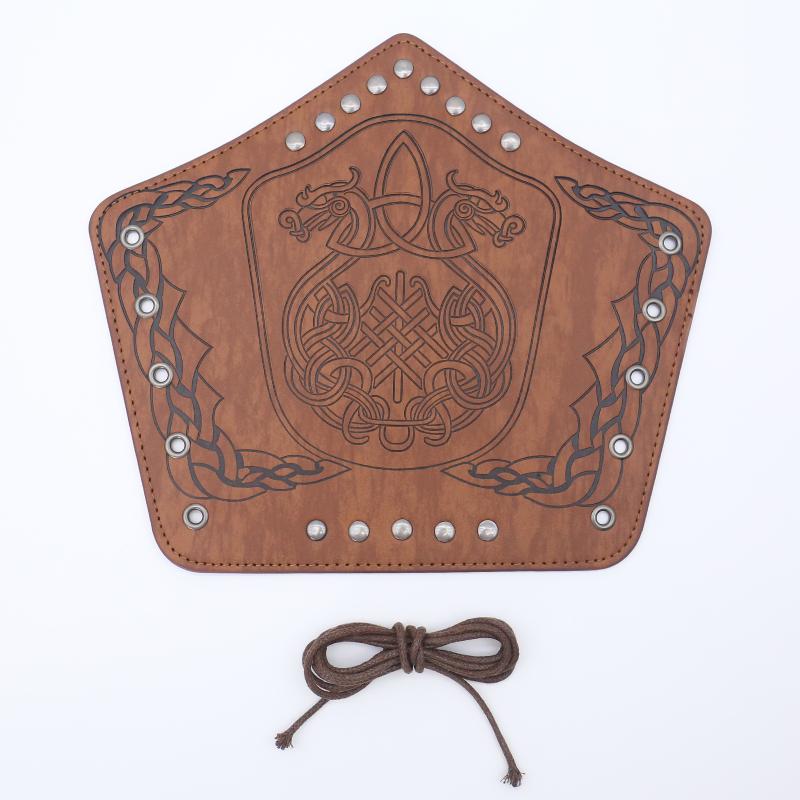 Bărbați Medieval Cosplay Armură din Piele PU Mănuși Manșete cu Șireturi Viking Pirat Cavaler Mănușă Brățară Brățară Accesorii Steam Punk