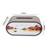 Artistic Round Tissue Dispenser With Soft Background Light 1200mAh Battery Powered Touch Panel For Bedroom
