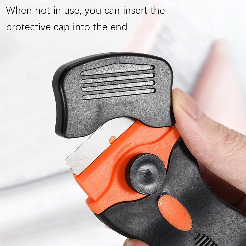 All-in-One Sticker Remover Tool: 50ml Liquid + Razor Scraper + 20 Blades. Removes Decals, Tint, Labels & Glue Residue Instantly