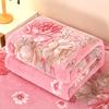 Bonenjoy 1pc Blanket Floral Style Bedspread Fleece Blanket Plaid Travel Shawl Sofa Nap Blankets Home Bedsheet manta